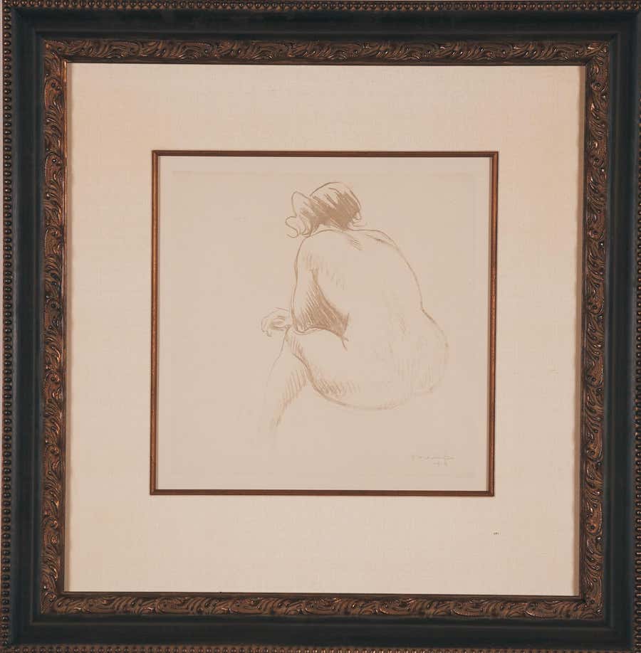 "Femme Nue" by Theophile Steinlen