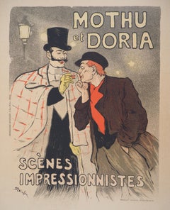 Antique Impressionist Scenes - Lithograph (Les Maîtres de l'Affiche), 1895