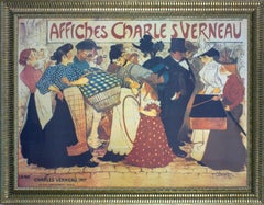"La Rue (Affiches Charles Verneau)" 1896 poster by Théophile Alexandre Steinlen