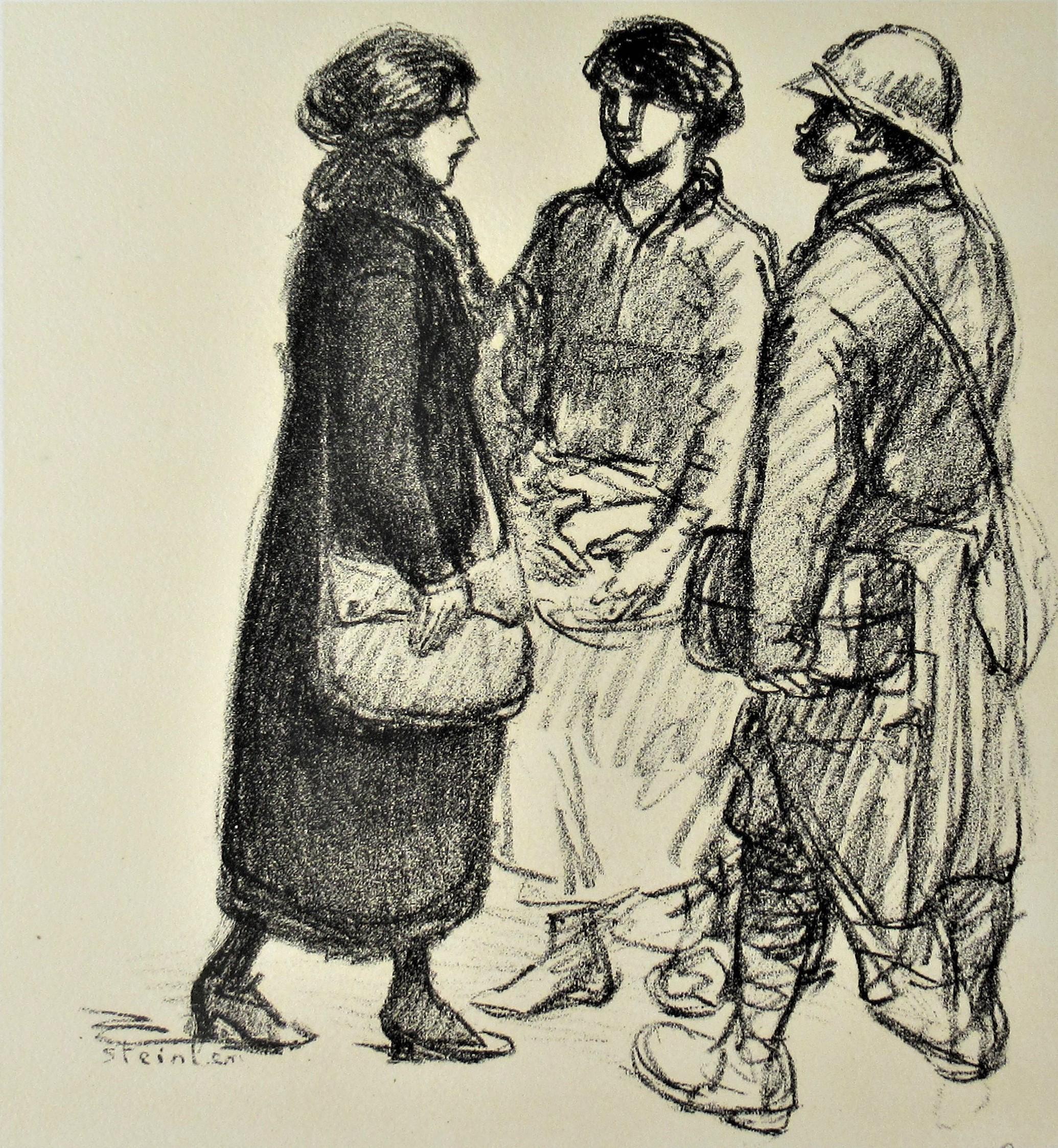 l'Adieu au Poilu - Print by Théophile Alexandre Steinlen