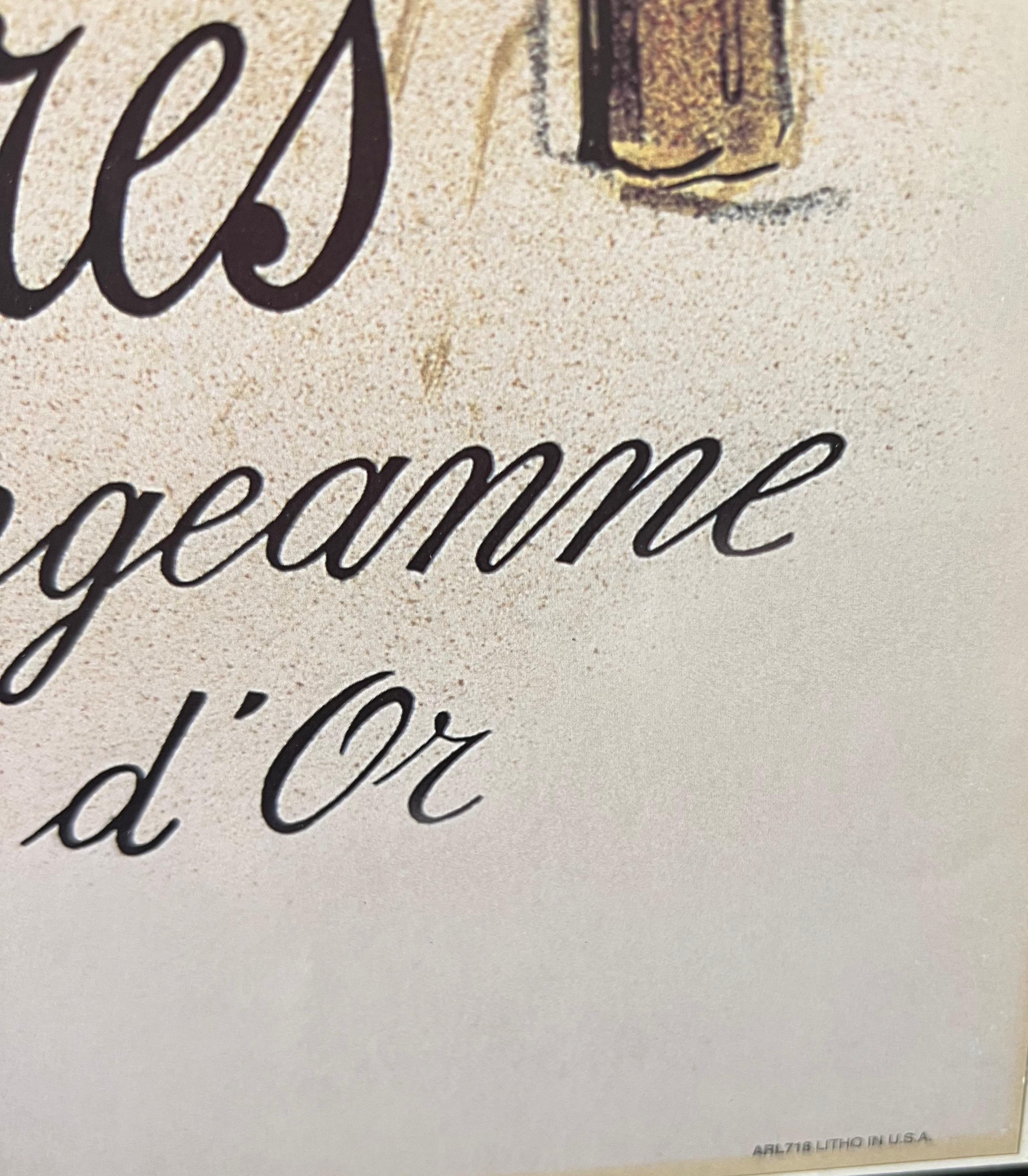 Lait pur de la Vingeanne (Pure Milk from Vingeanne), Lithographic poster. For Sale 4