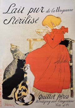Lait pur de la Vingeanne (Leche pura de Vingeanne), Cartel litográfico.