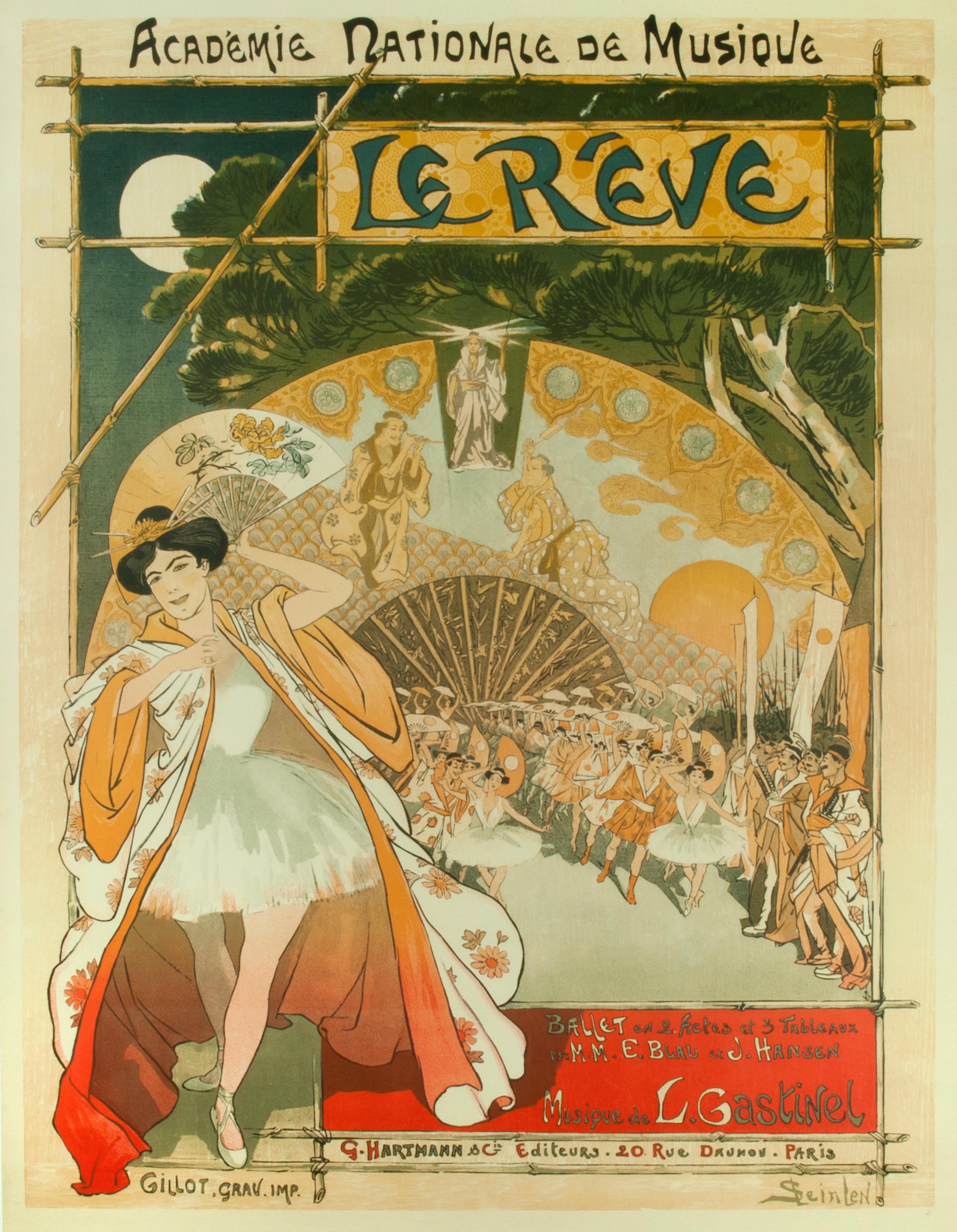 Figurative Print de Théophile Alexandre Steinlen - Le Rêve (El Sueño)