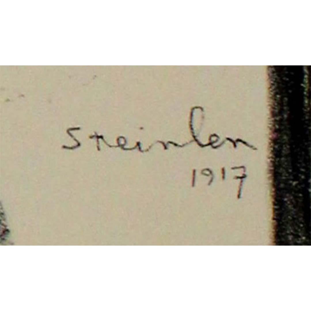 Affiche lithographique originale de 1917 par Steinlen - Première Guerre mondiale en vente 1