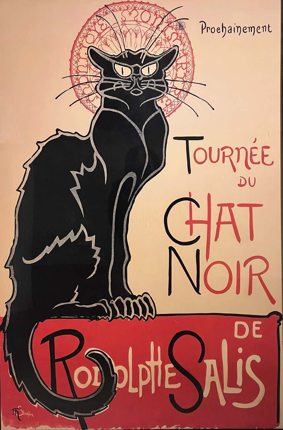 Prochainement, Tournée du Chat Noir avec Rodolphe Salis; Black cat.