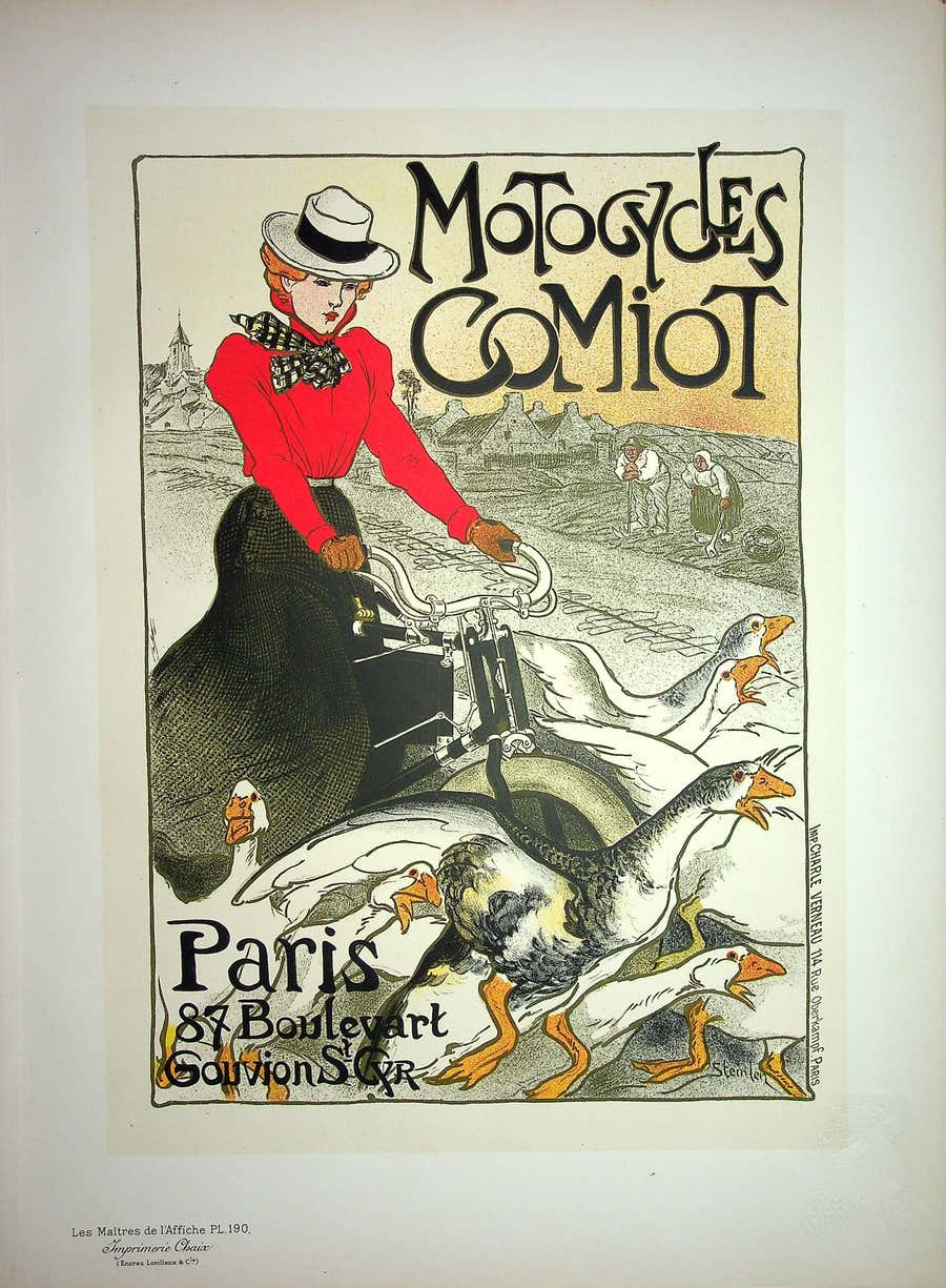 The Pretty Parisian and the Geese - Lithograph (Les Maîtres de l'Affiche), 1899
