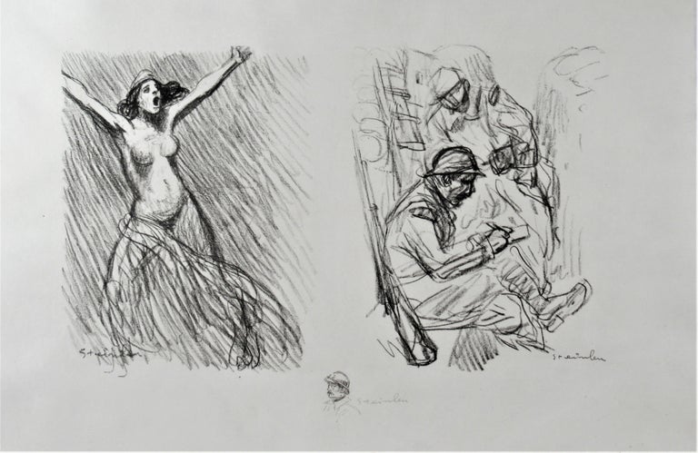 Théophile Alexandre Steinlen Nude Print - Untitled