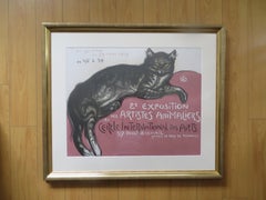 Winter Cat on a Cushion Poster  Lithograph by Steilen