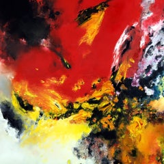 The spirit of the island Opus II, Painting, Oil on Canvas