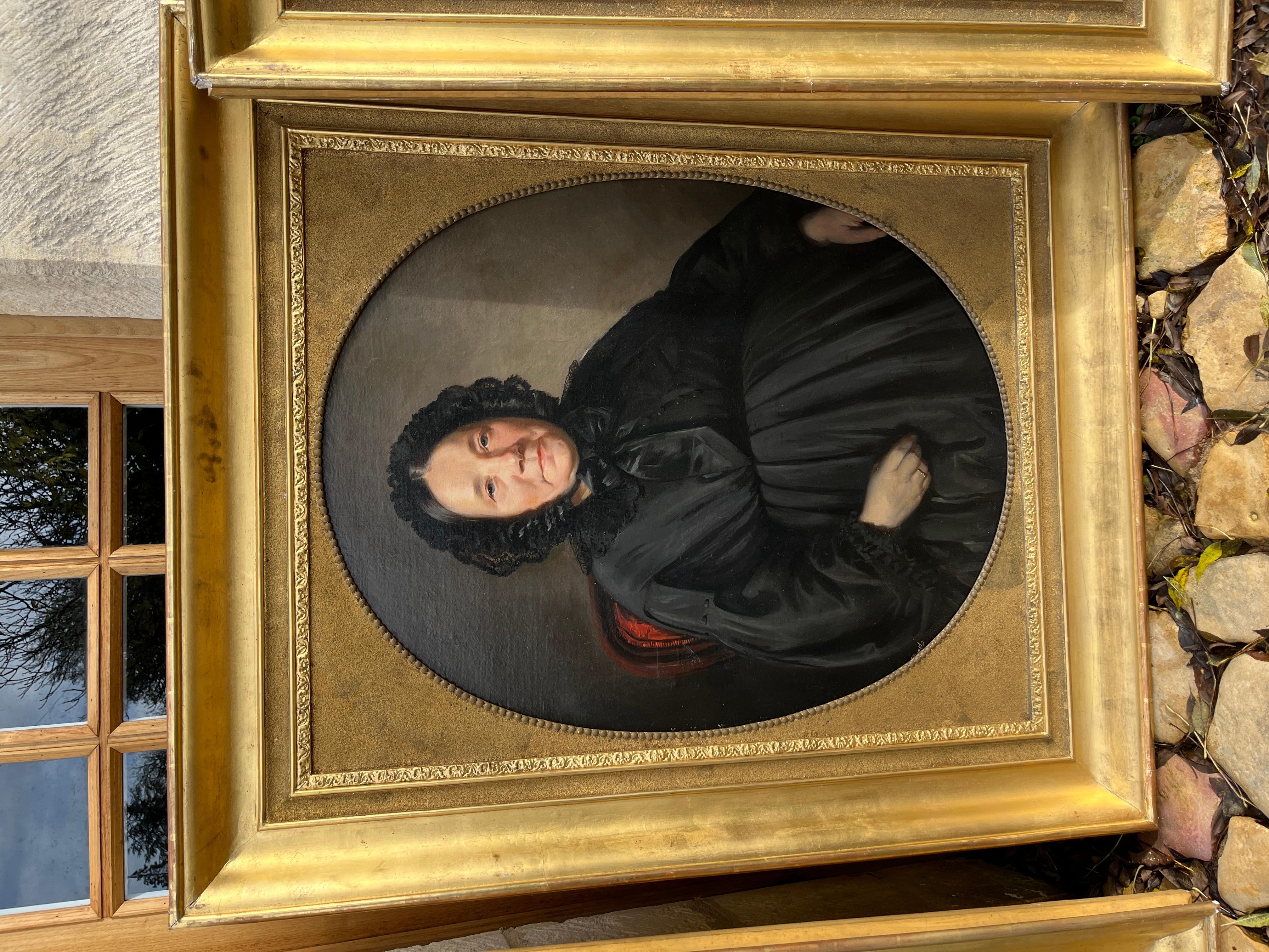 Conjunto de cuatro grandes retratos familiares, conservados juntos hasta hoy. Creado hacia 1840 por el pintor Théophile Morel, que presentó retratos en el Salón de los Artistas Franceses desde principios de la década.

Estas obras están en perfecto