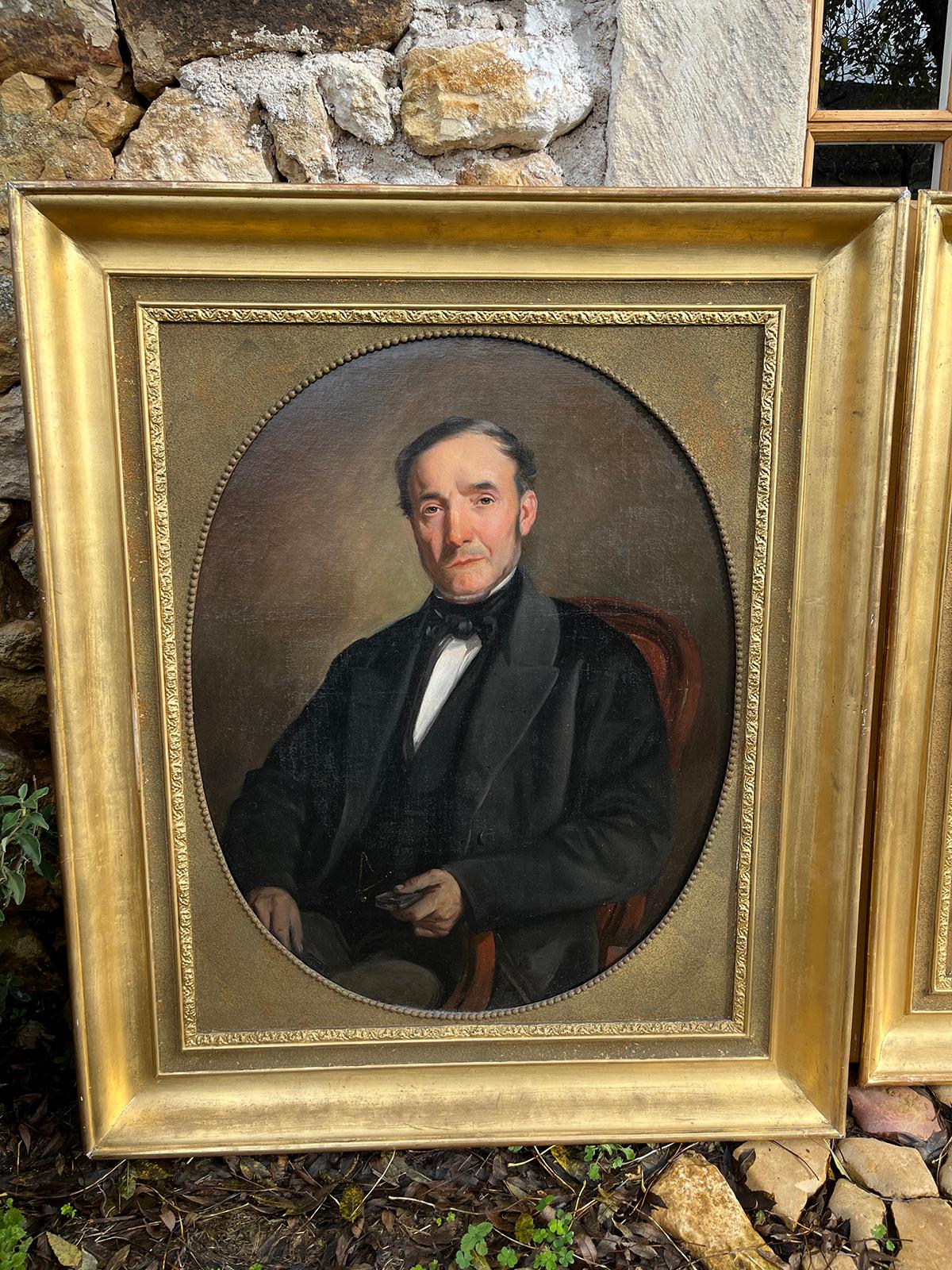 Cuatro grandes retratos de familia franceses en venta 1