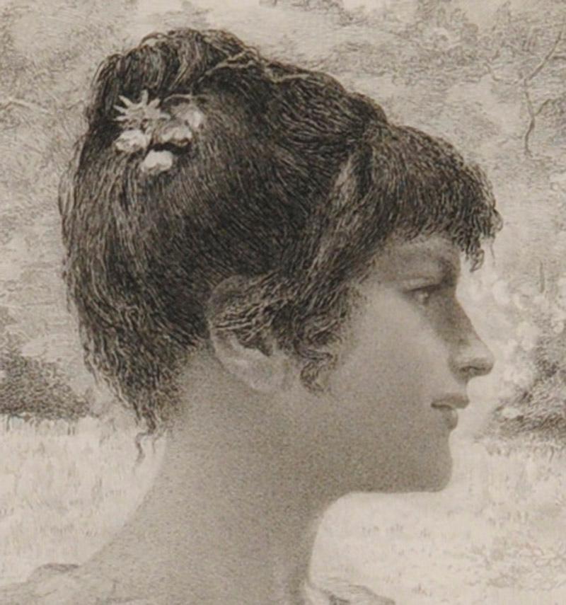 Connais-tu le Pays (Primavera) apres J. Rolshoven (Do you Know the Country) - Print by Theophile Narcisse Chauvel