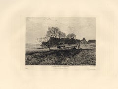 "Le matin environs de Tervueren" etching