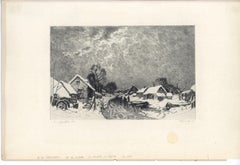"Village en Suede" etching