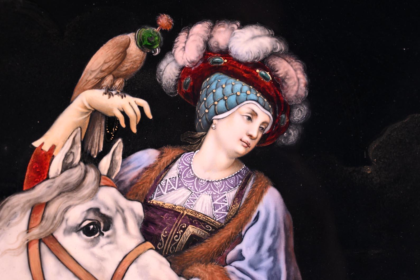 Fin du XIXe siècle Théophile Soyer, Plat ornemental de style Renaissance en vente