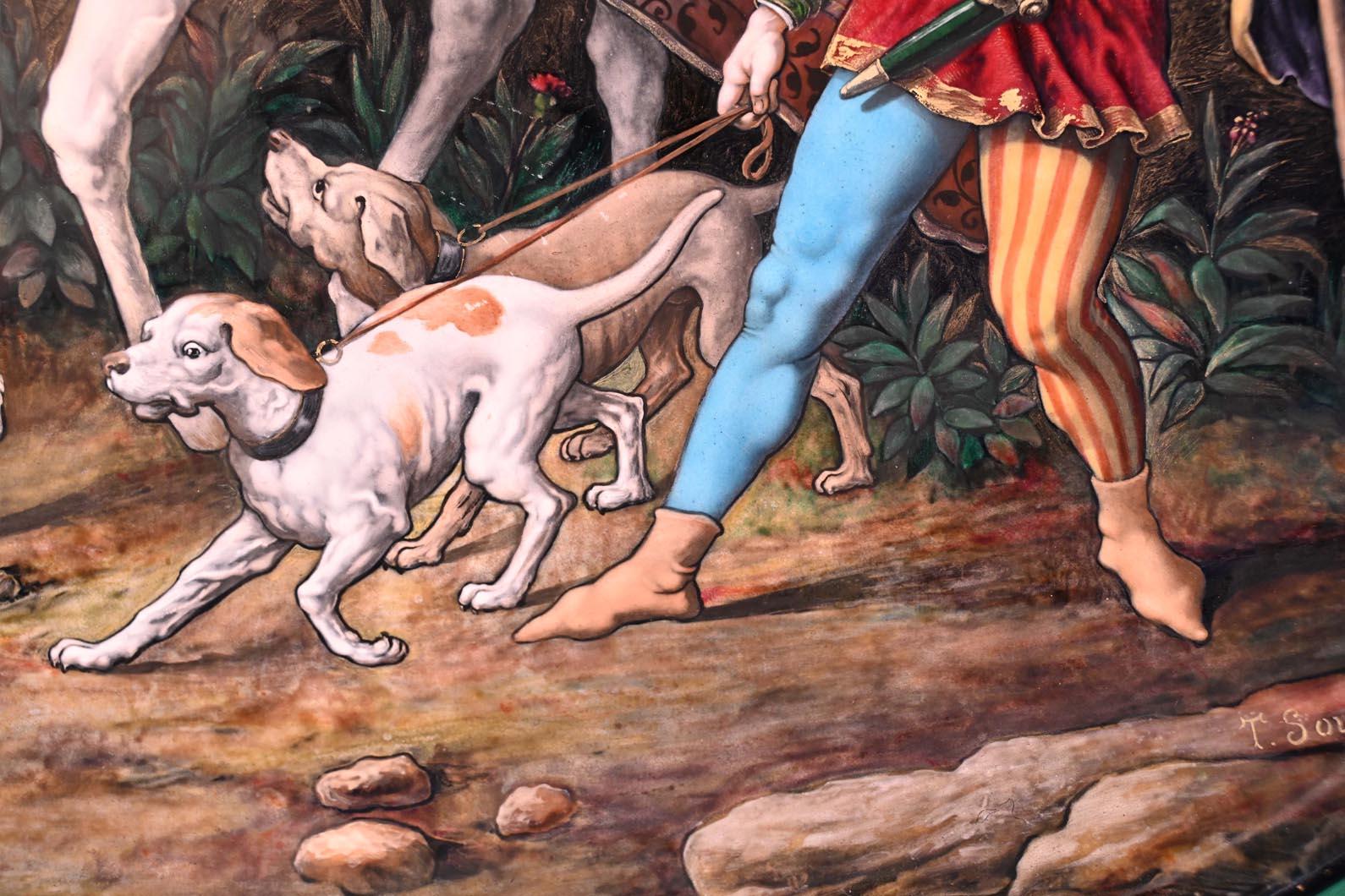 Théophile Soyer, Plat ornemental de style Renaissance en vente 1