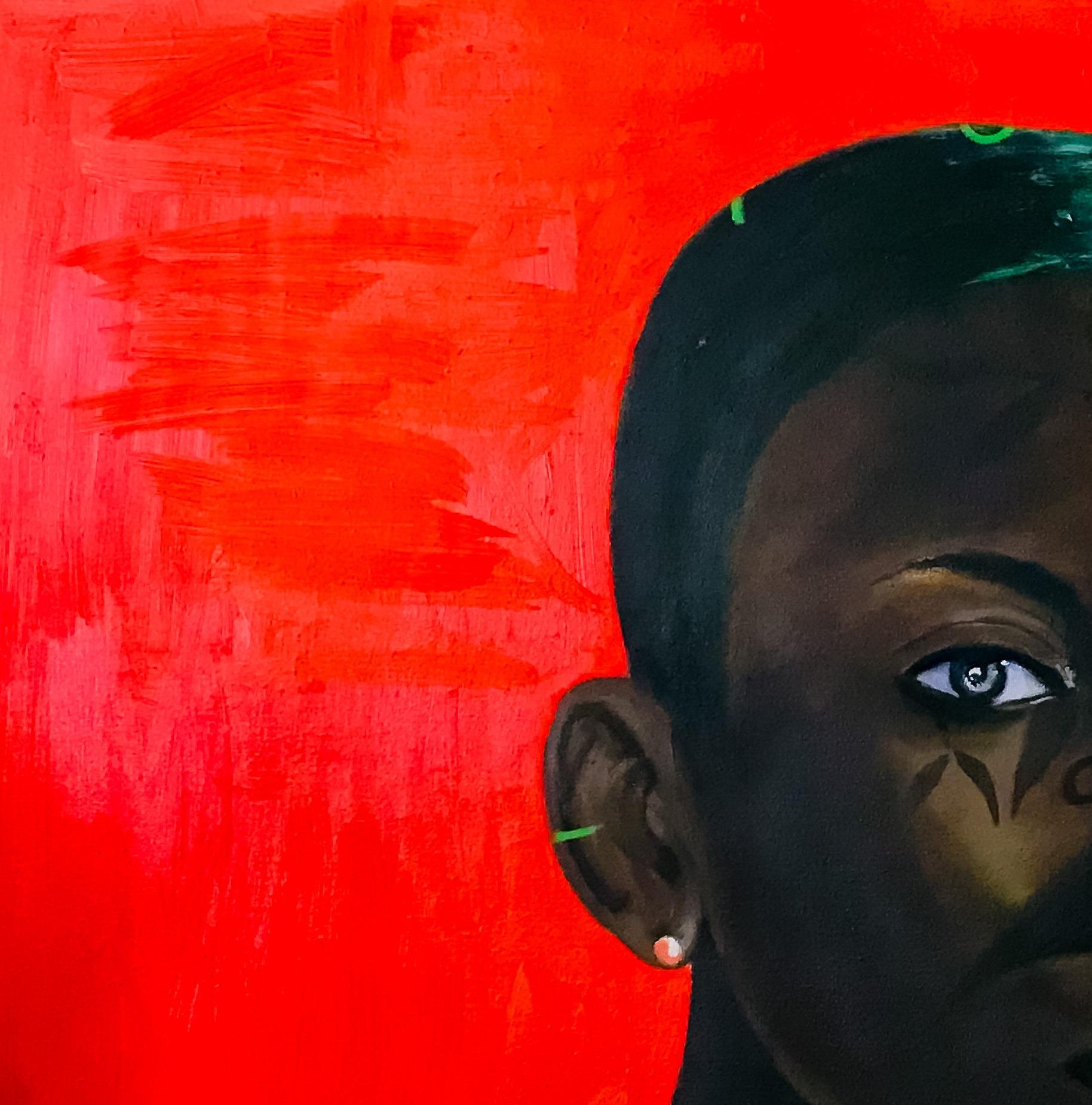 Unbenannt – Painting von Theophilus Madaki