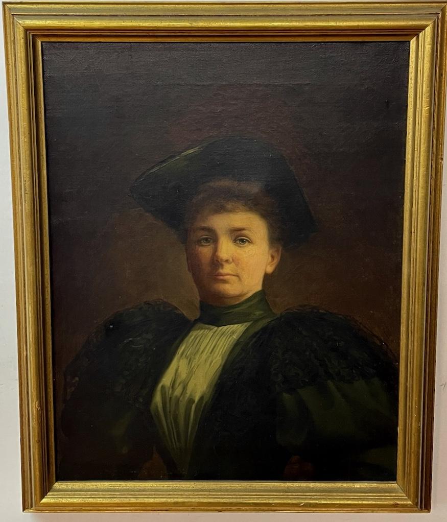 Theophilus P. Reichard Portrait Painting - (Untitled) A Woman of Consequence