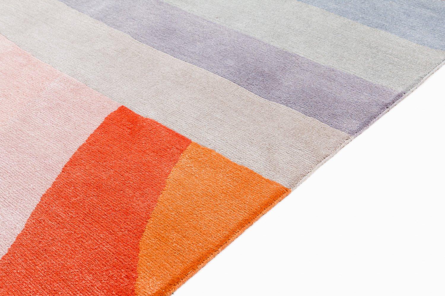 Tappeto in lana e seta Theoretical Color 42 Carini Carpets x Michelle Weinberg in vendita 2