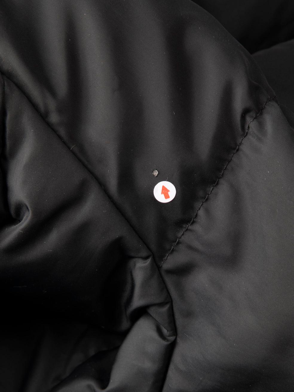 Cappotto Parka Theory con pelliccia di coyote nera taglia L. in vendita 1