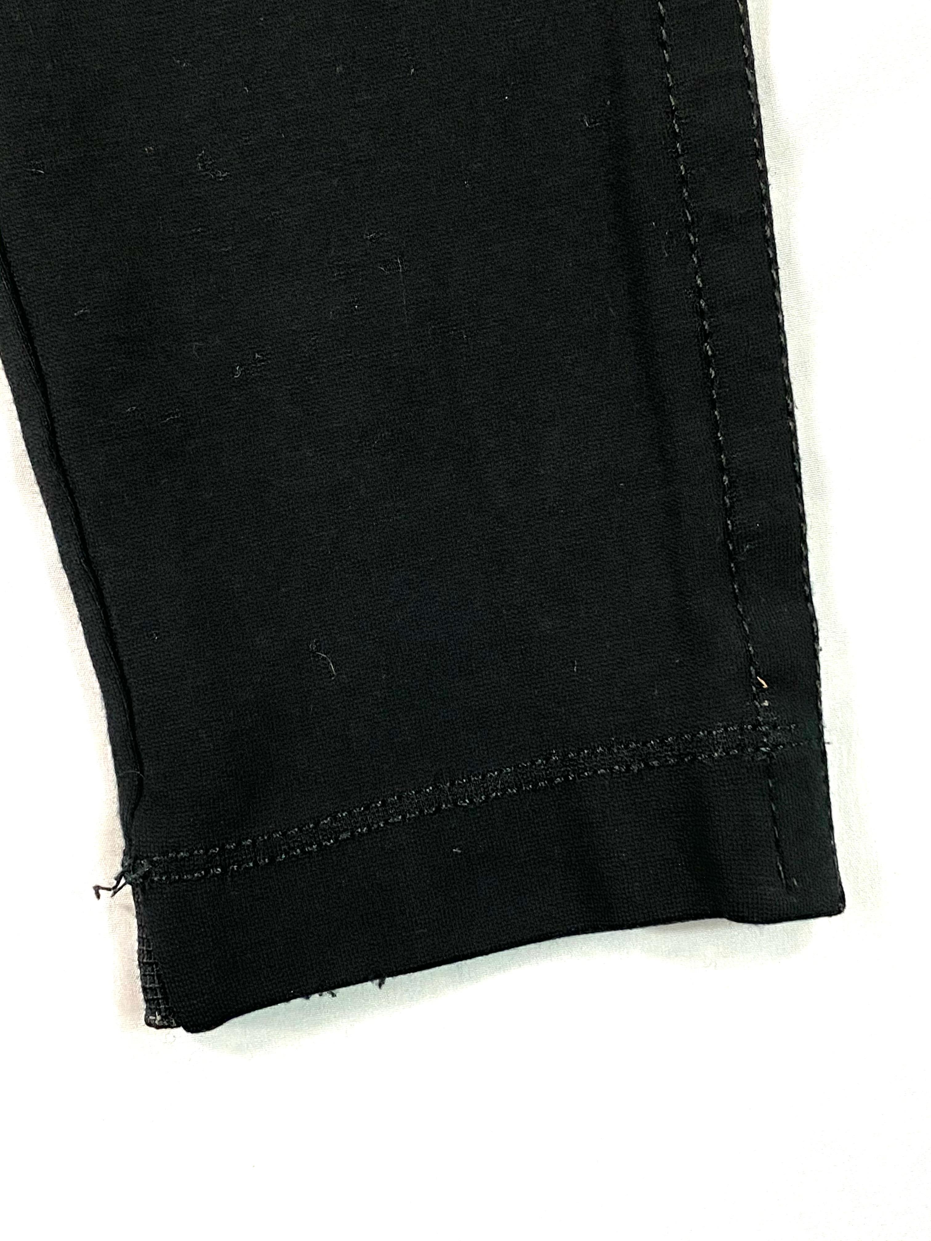 Theory Black Leggings Pants, Size Small For Sale 3