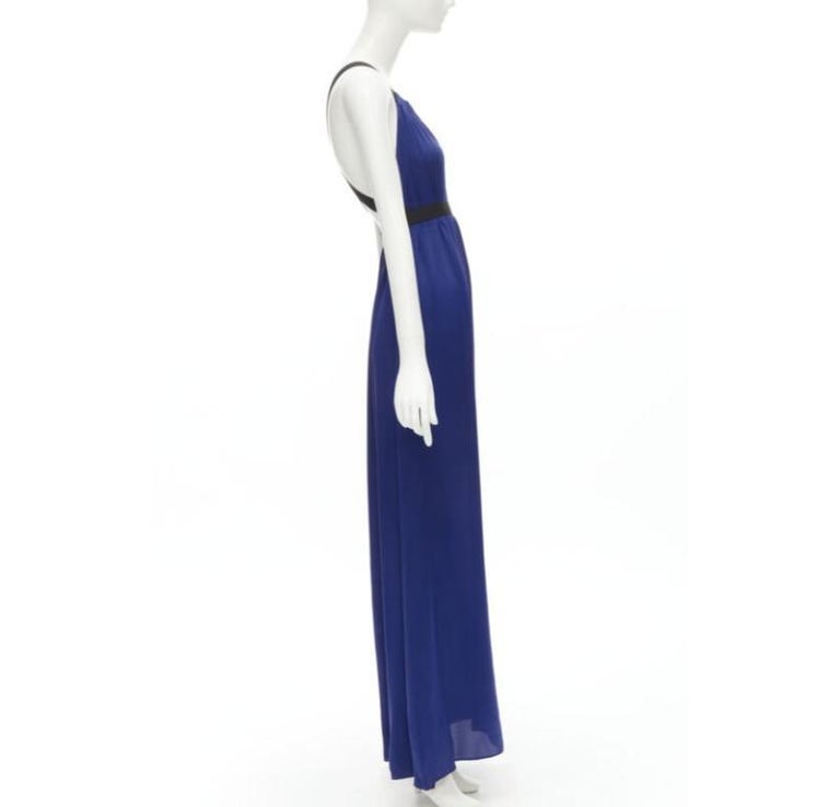 princess polly baby blue dress Cobalt Blue Satin with Black Lace Civil War Dress / Cape Set