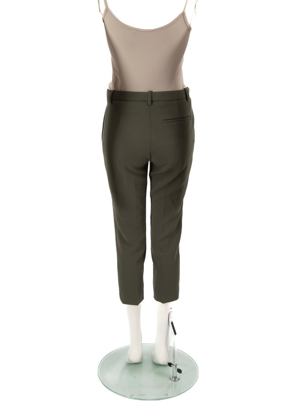 Pantalón Theory Caqui Slim Cropped Leg Talla XXXS Negro en venta
