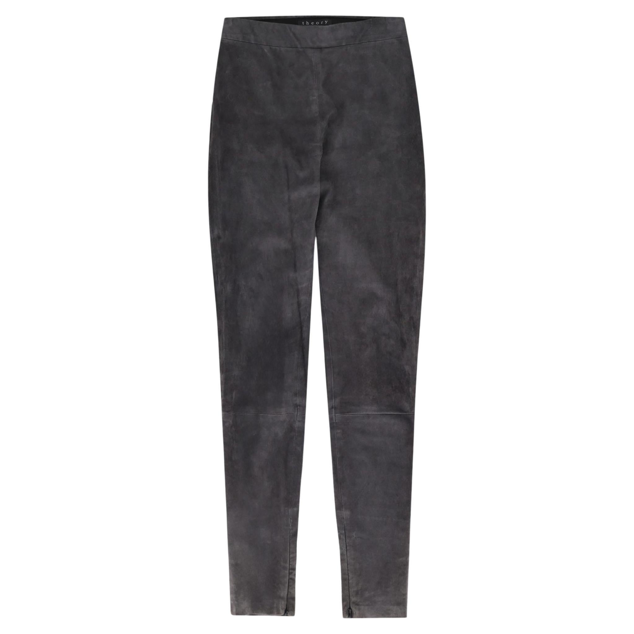 Theory Lamb Suede Leggings For Sale