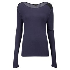 Theory - Pull bleu marine en maille claire, taille M
