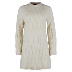 Theory Ribbed Wool And Cashmere Blend Mini Dress Small