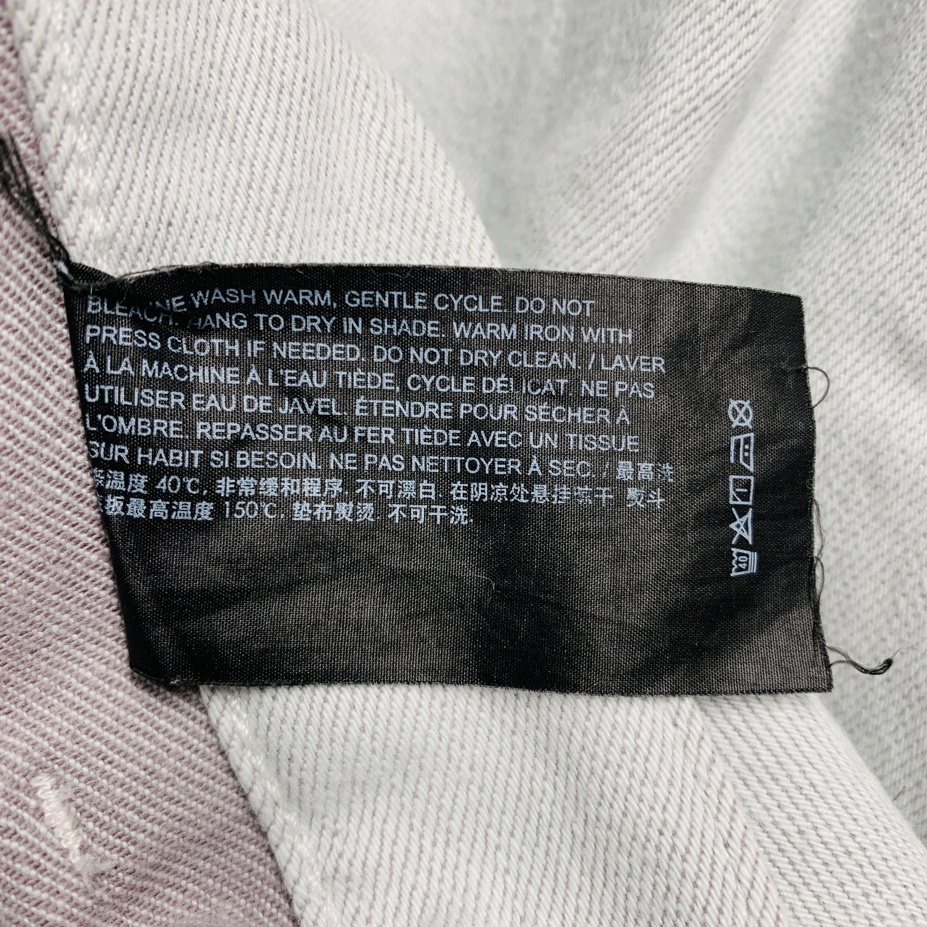 THEORY Taille 32 - Jean gris en coton mélangé à 5 poches en vente 3