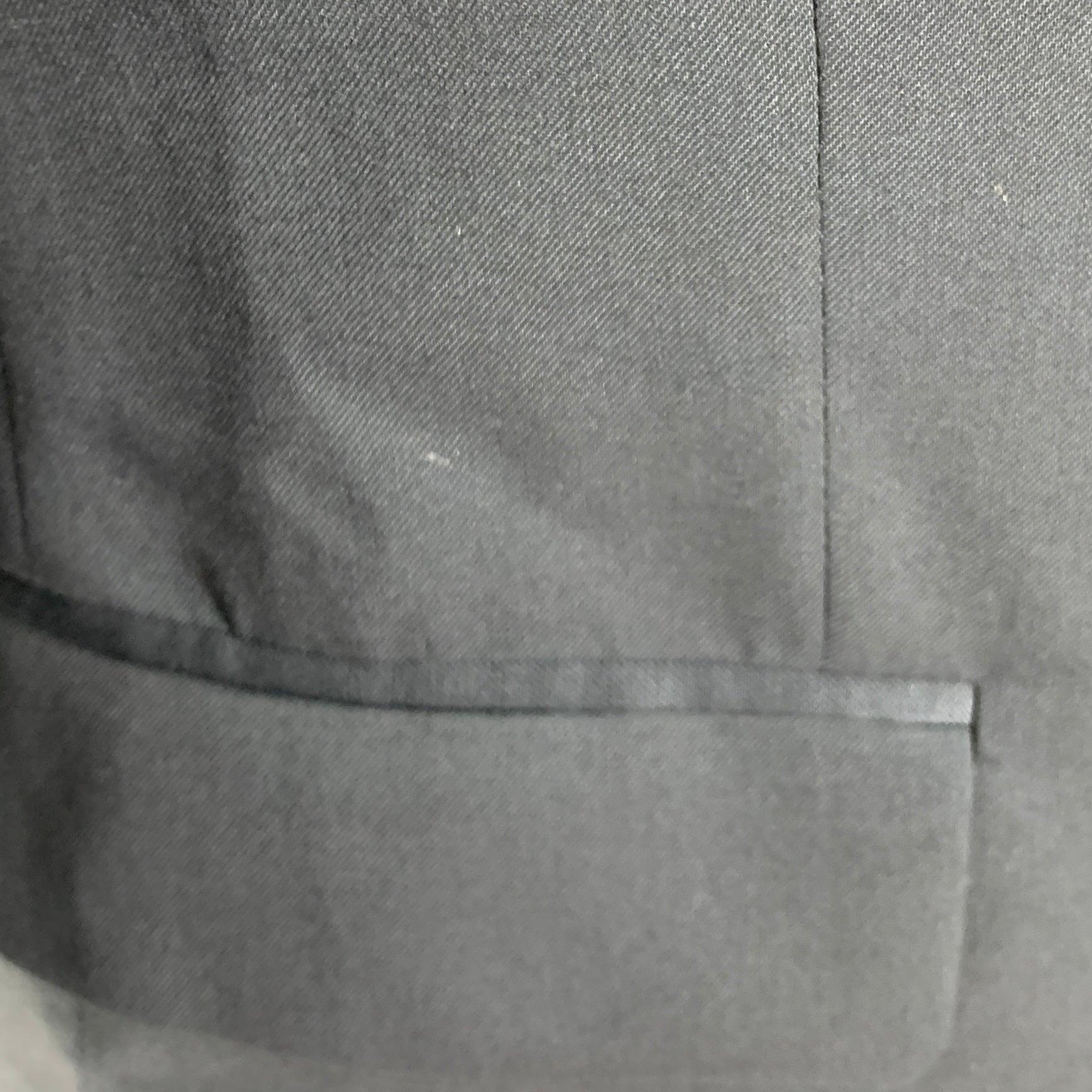 Men's THEORY Size 36 Navy Wool Notch Lapel Sport Coat For Sale