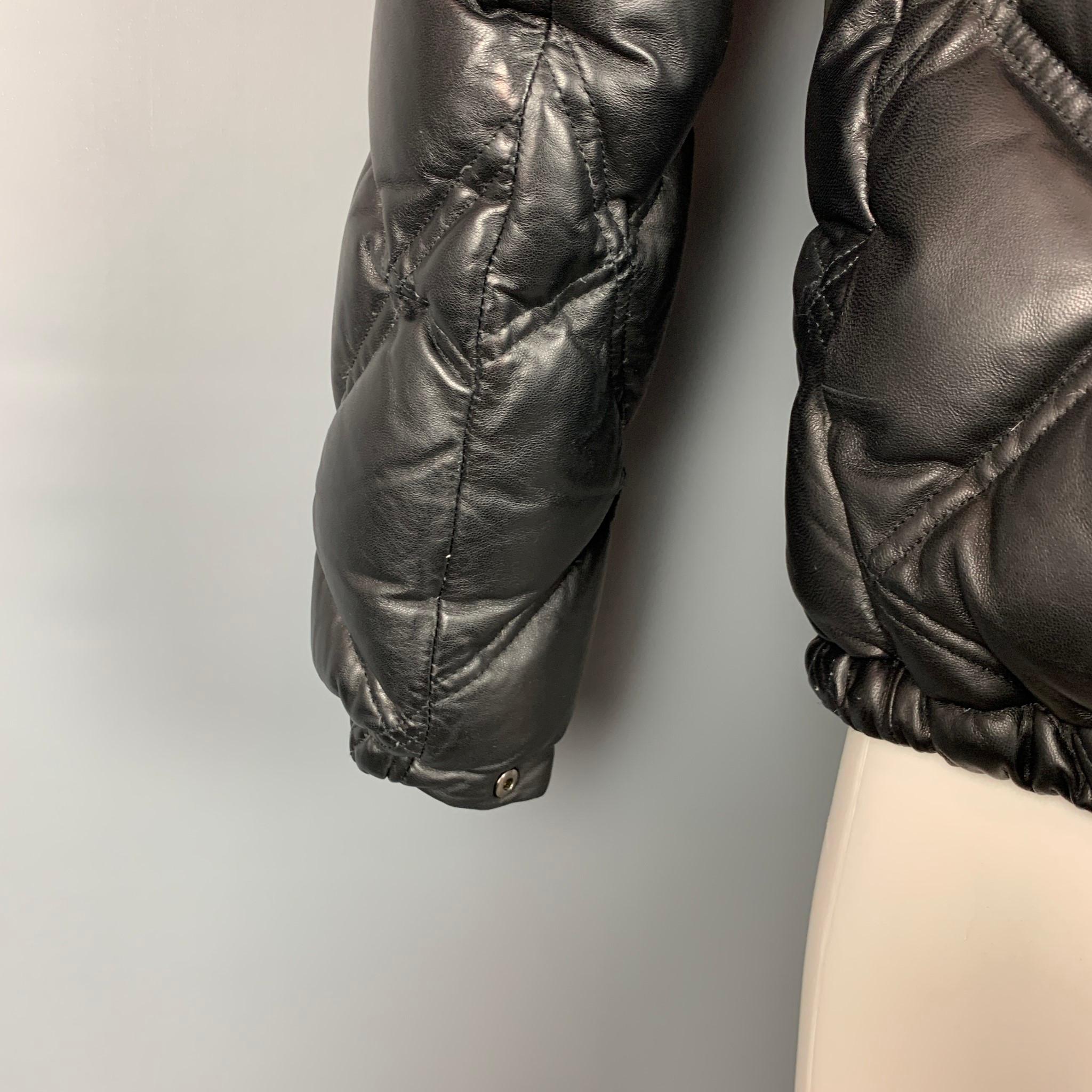 theory hooded puffer jacket
