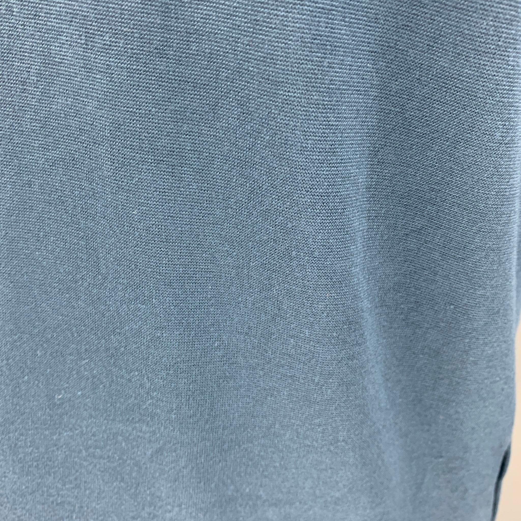 THEORY Size M Blue Modal Blend Jersey T-shirt For Sale 1