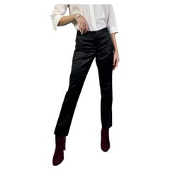 Theory US 6 Cotton Satin Trousers