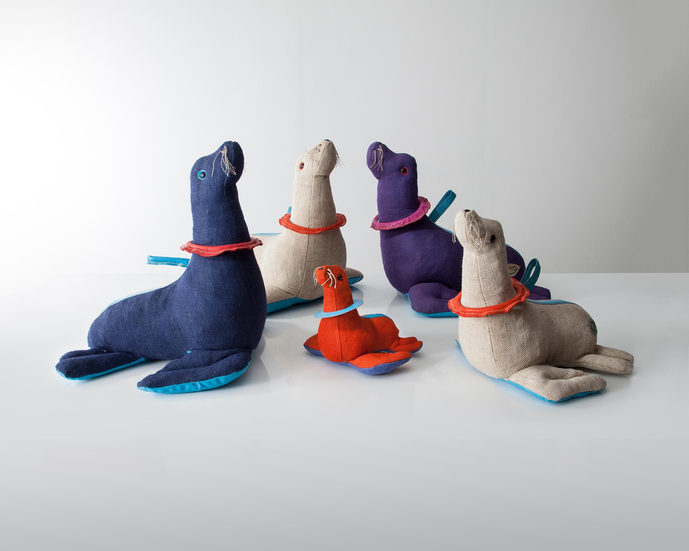 blue seal stuffed animal