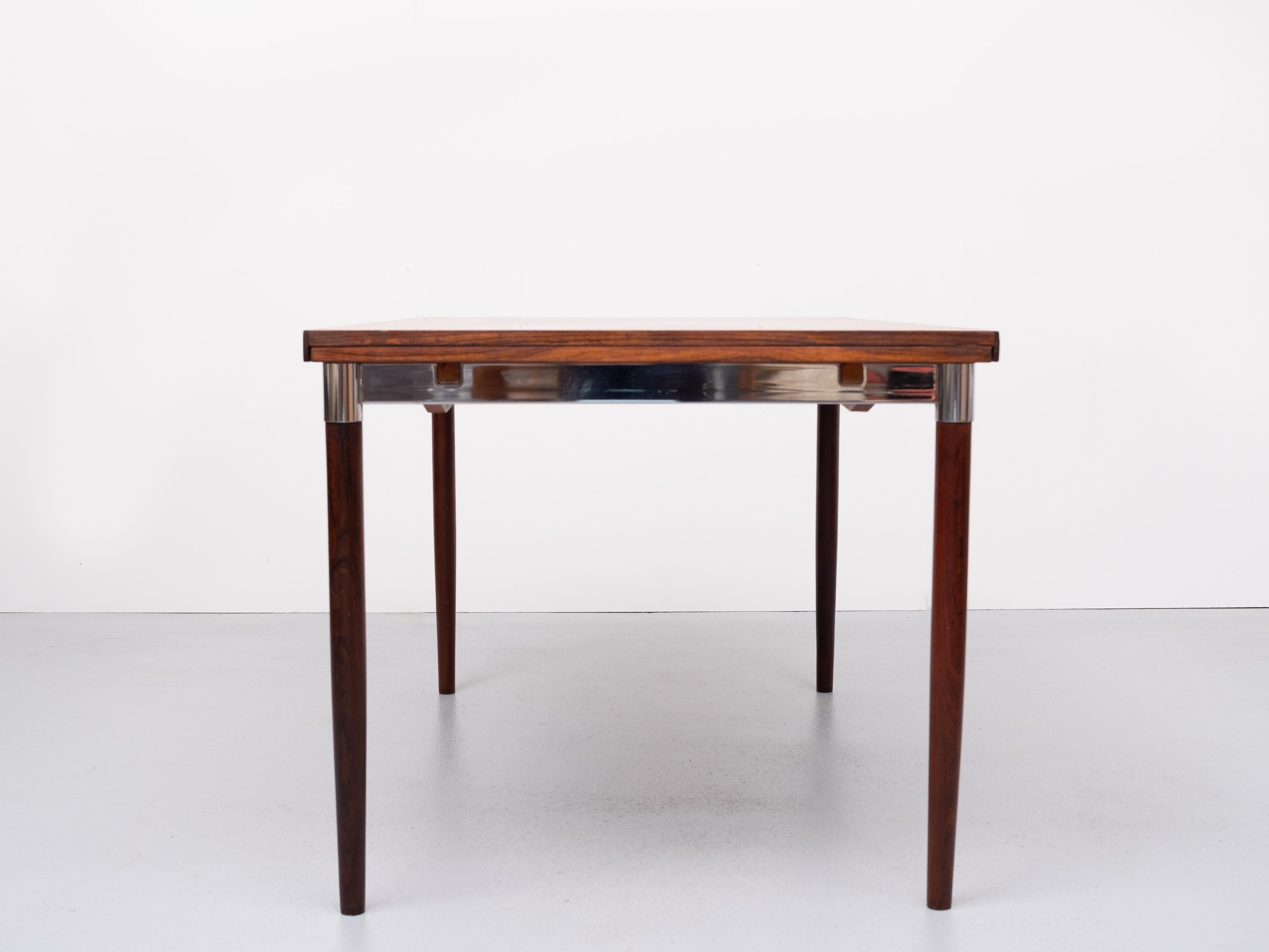 Thereca Expendable wooden Dining Table, Holland, 1970s 5