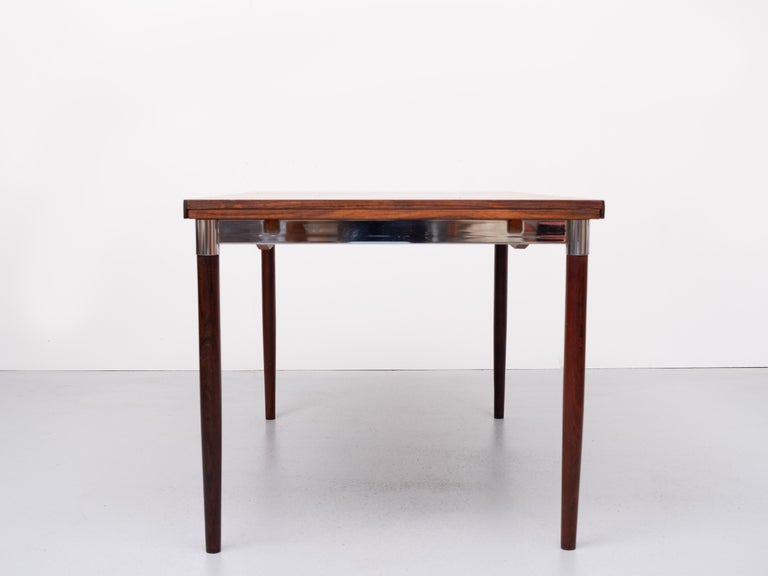 Thereca Expendable wooden Dining Table, Holland, 1970s For Sale 5