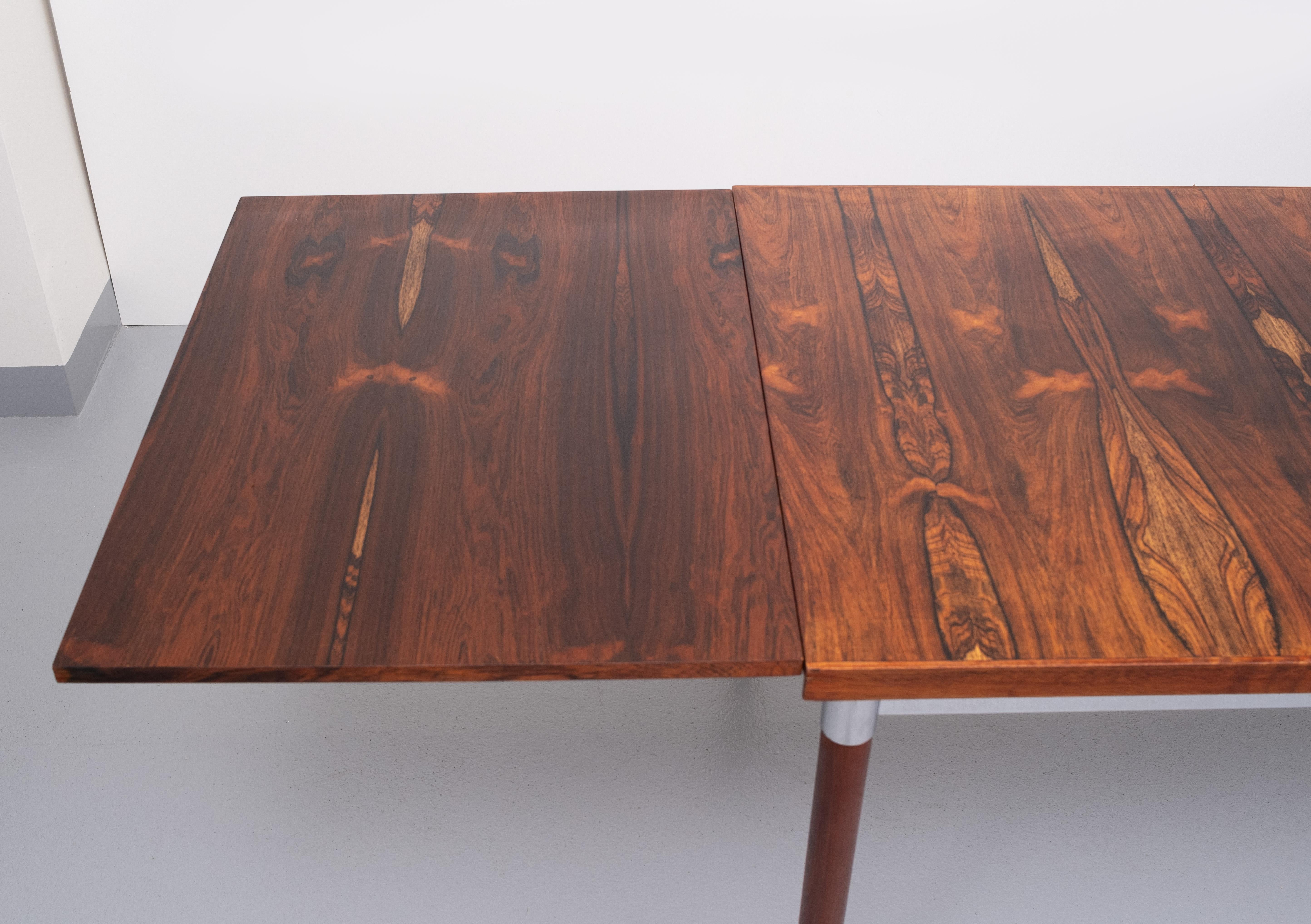 Thereca Expendable wooden Dining Table, Holland, 1970s 7