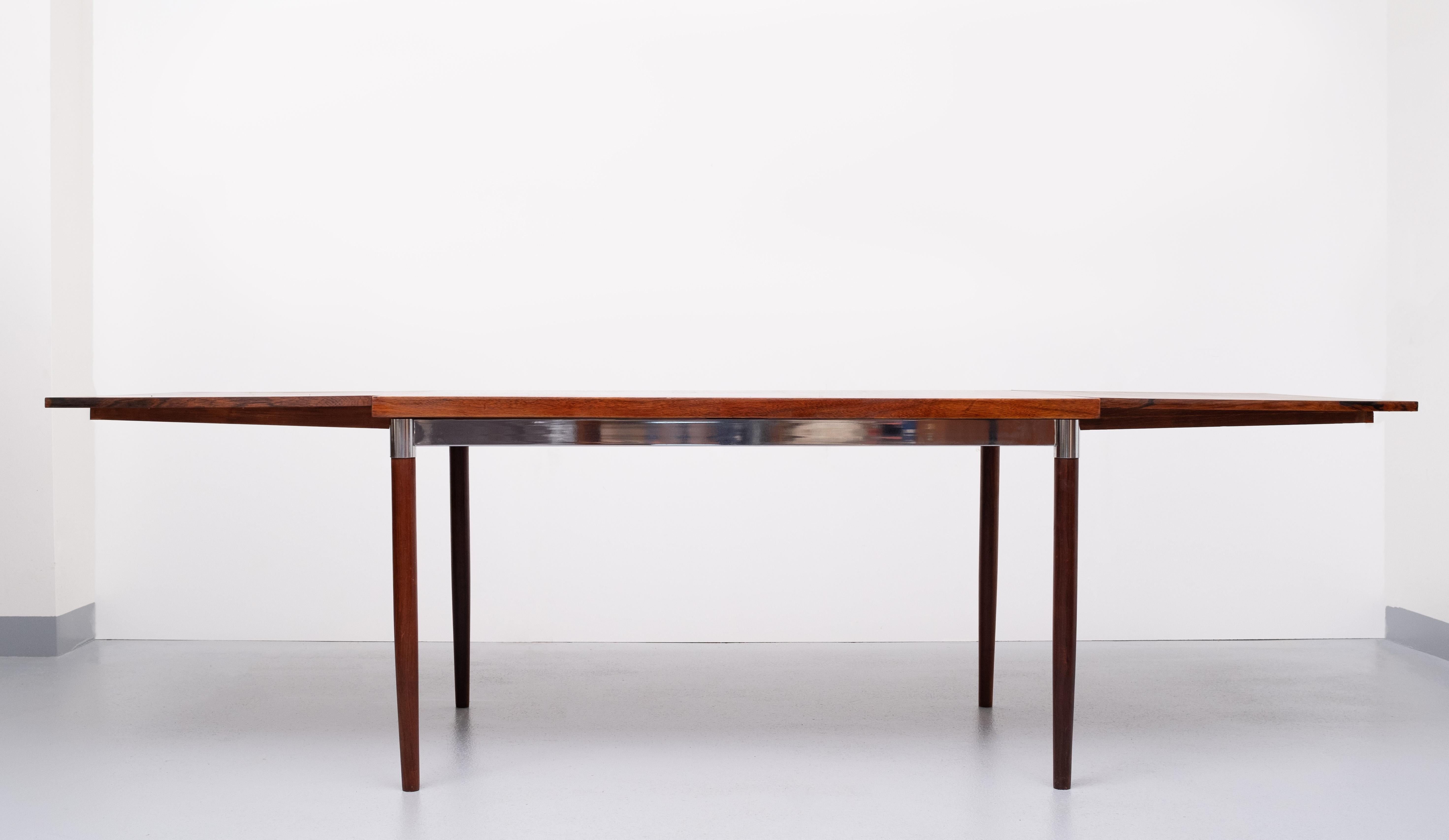 Dutch Thereca Expendable wooden Dining Table, Holland, 1970s