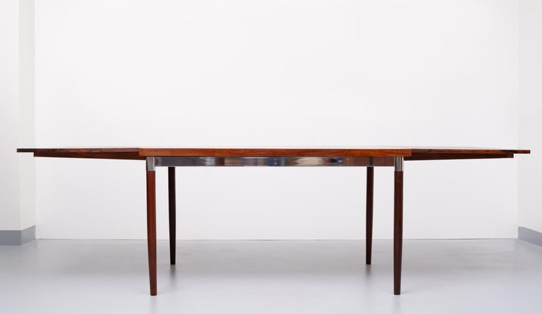 Dutch Thereca Expendable wooden Dining Table, Holland, 1970s For Sale