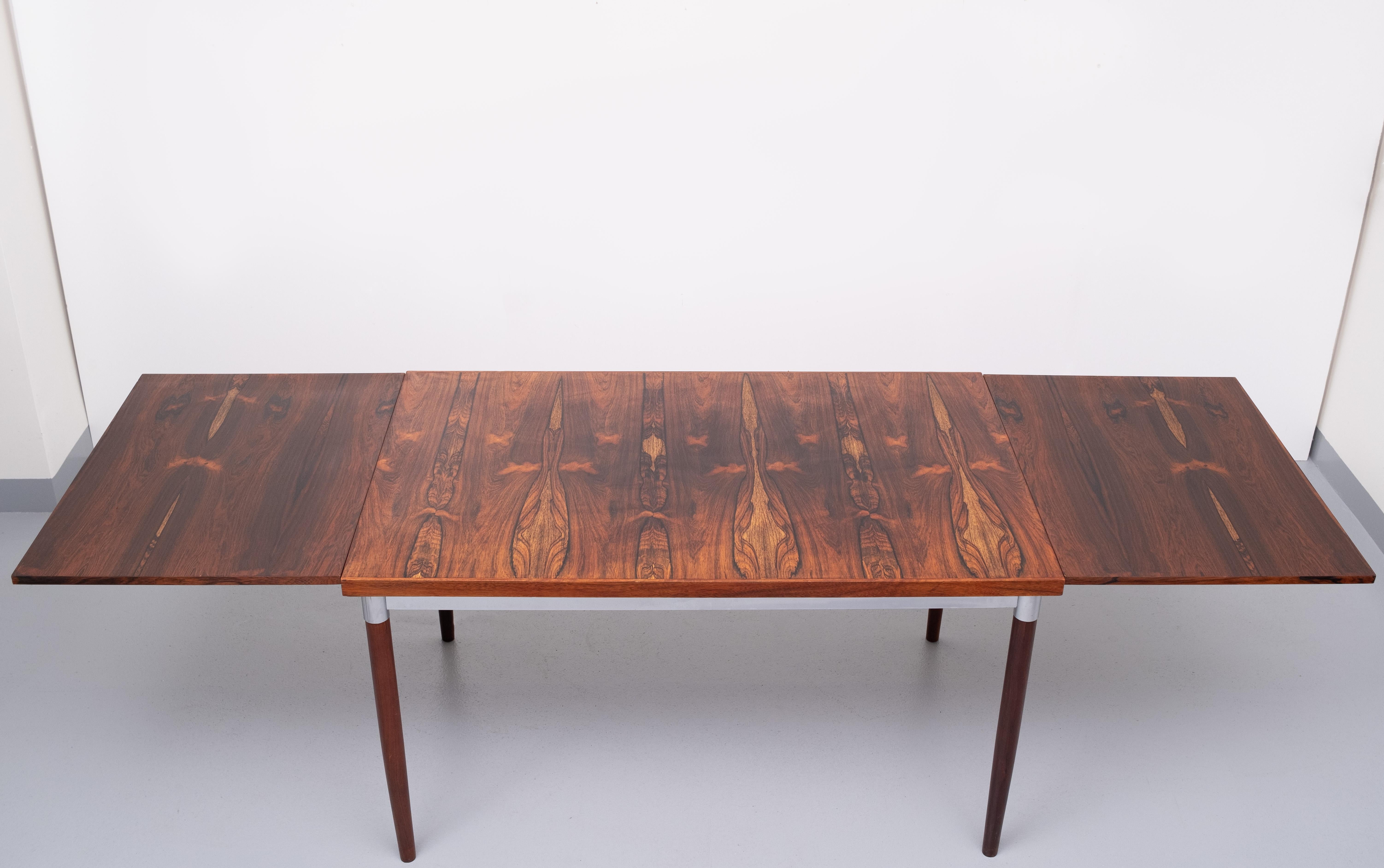 Thereca Expendable wooden Dining Table, Holland, 1970s 2