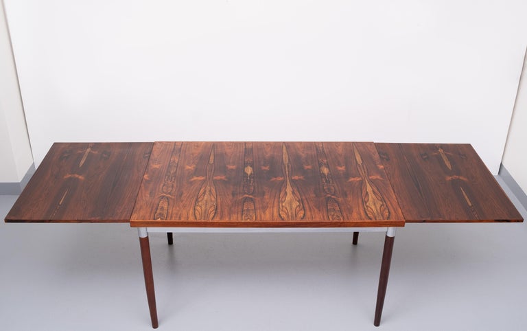 Thereca Expendable wooden Dining Table, Holland, 1970s For Sale 2