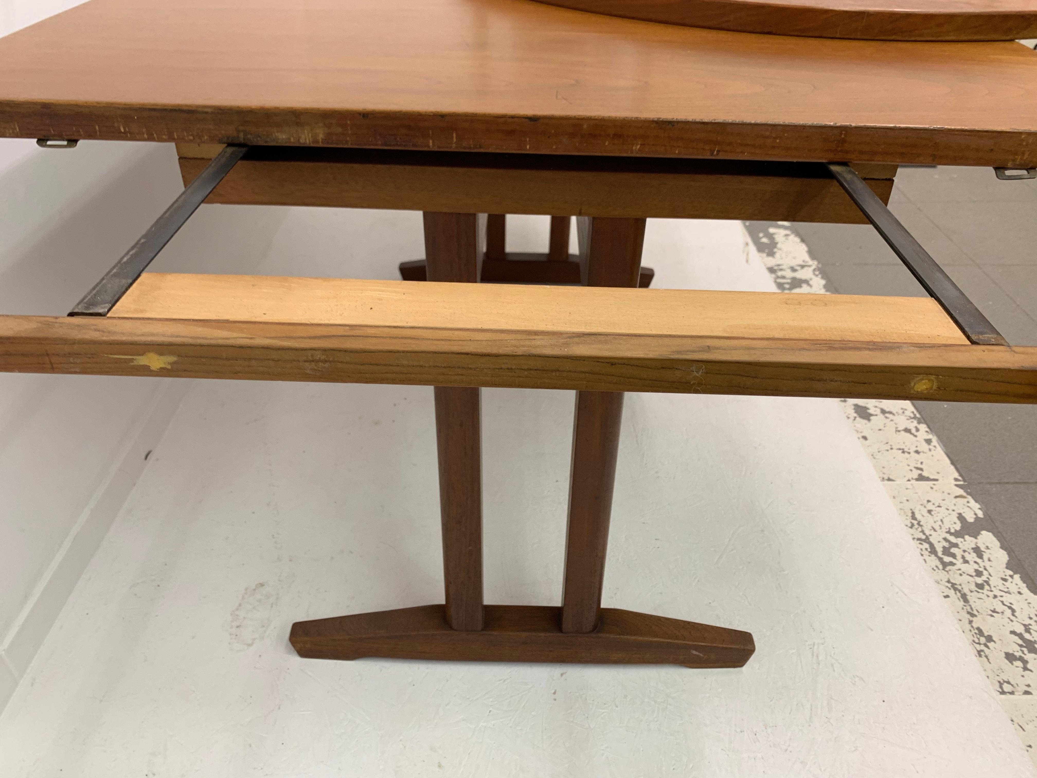 Thereca Extendable Dining Table, 1960s In Good Condition For Sale In Delft, NL