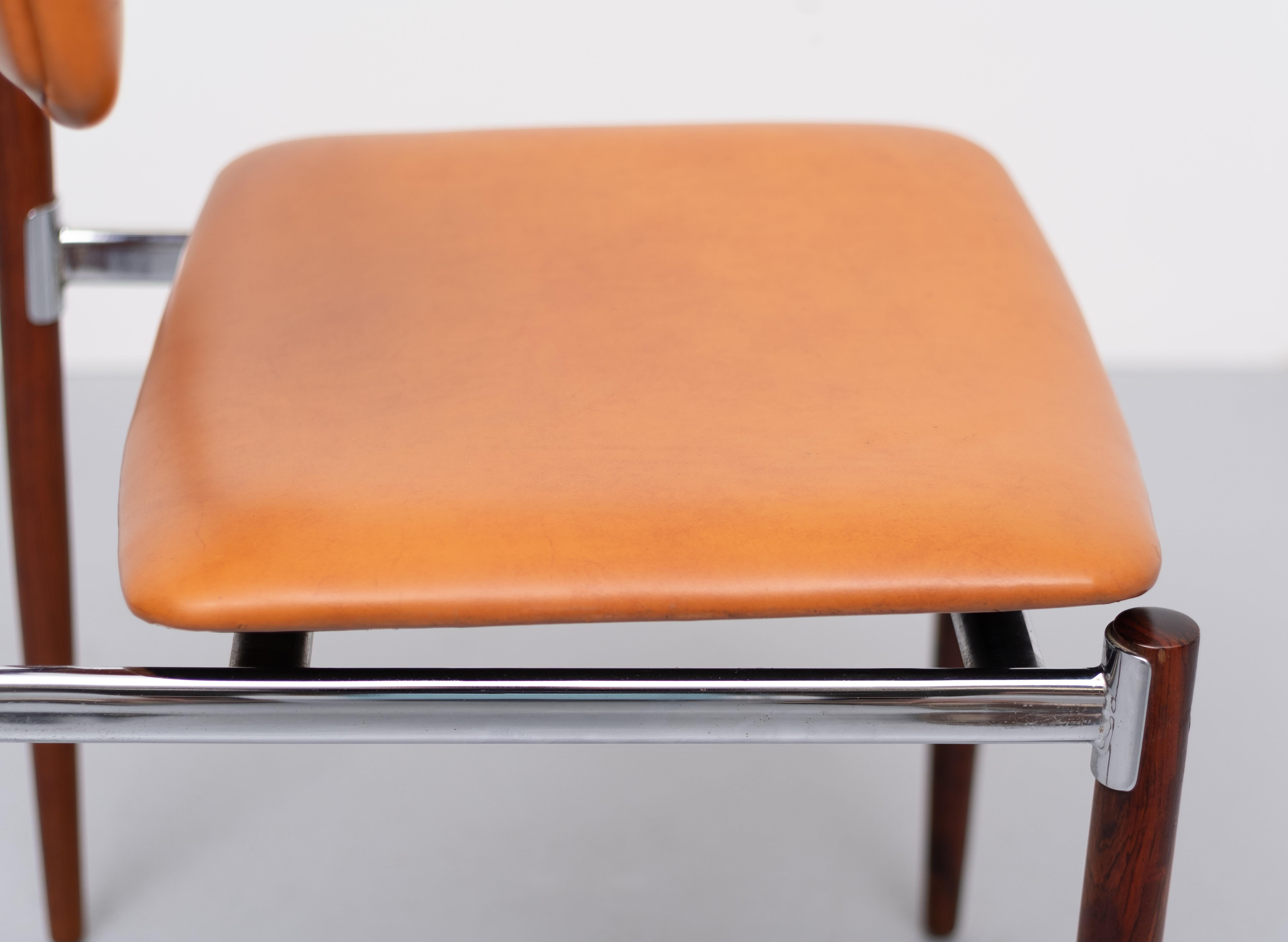 Mid-Century Modern Thereca wooden Dining Chairs C Denekamp