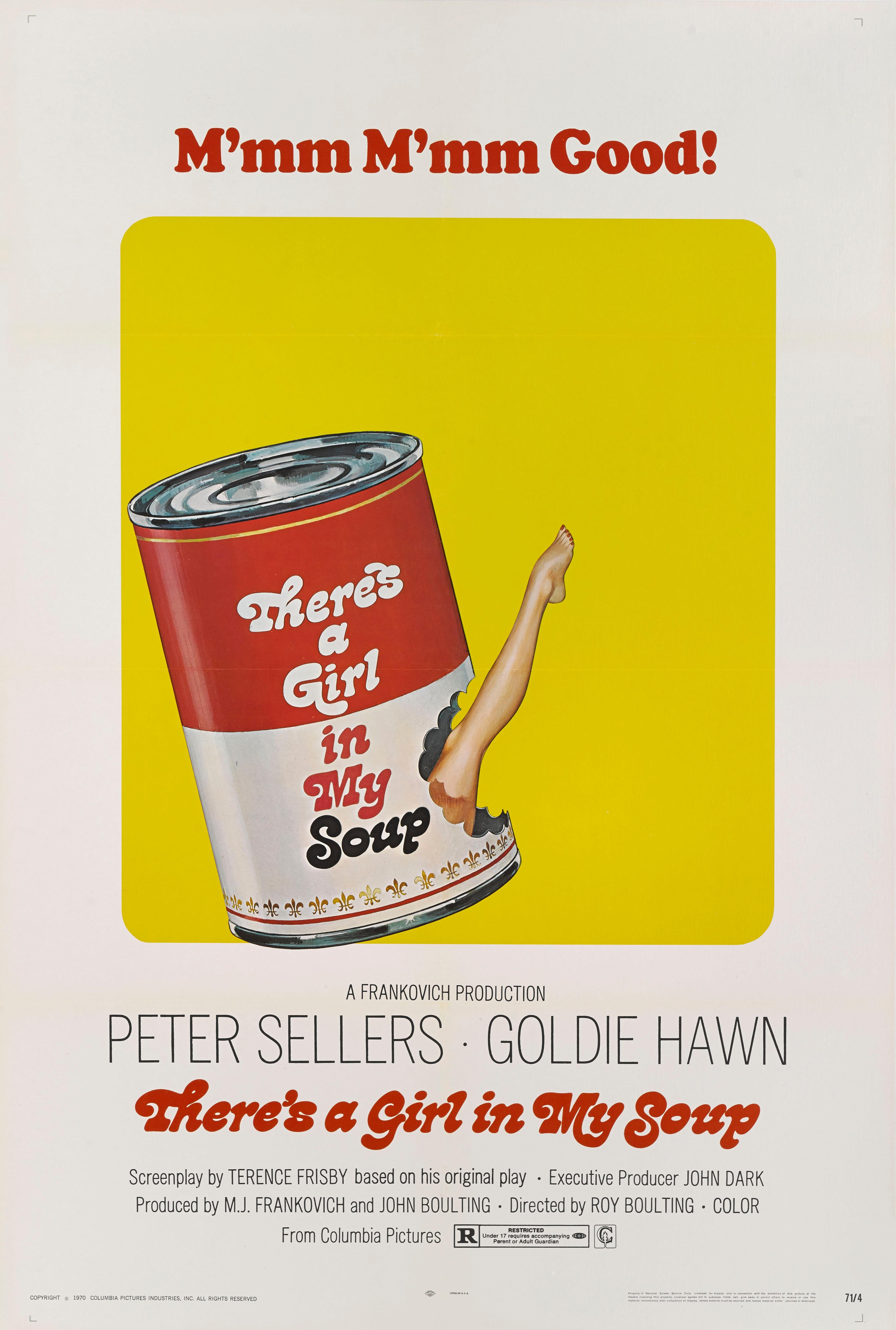 Affiche américaine originale de la comédie romantique de Roy Boulting (1970) avec Peter Sellers et Goldie Hawn.

  