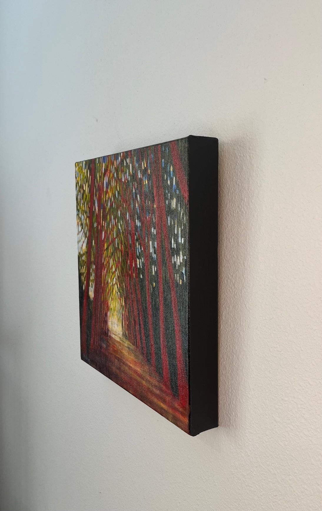Path enluminé, peinture originale - Contemporain Mixed Media Art par Theresa Andreas-O'Leary