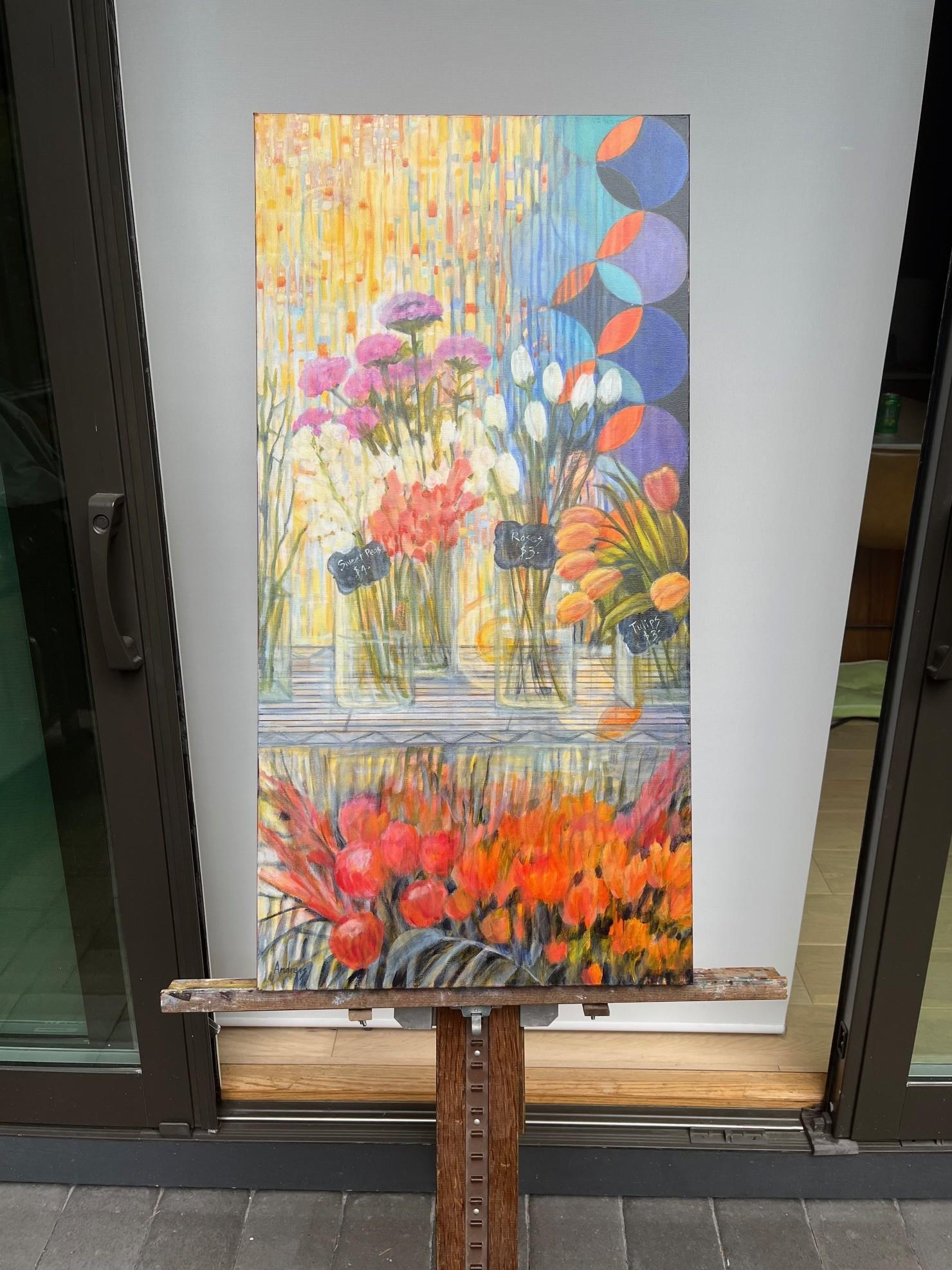 Stem Bar: Pick Your Bouquet II, Original Painting For Sale 1