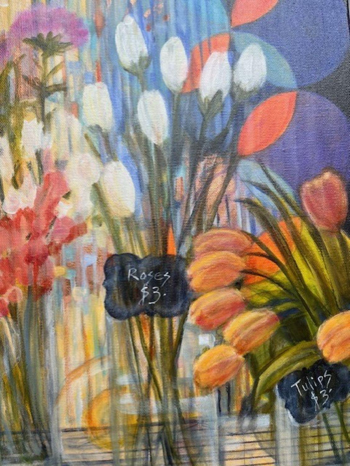 Stem Bar: Pick Your Bouquet II, Original Painting For Sale 2