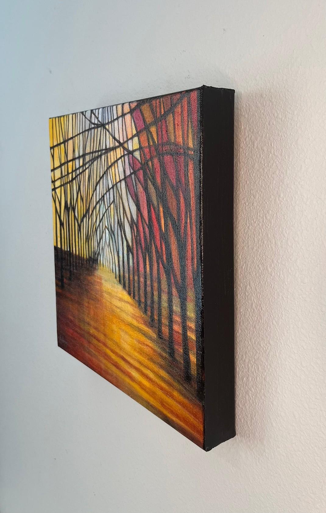 Friedenlicher Weg, Originalgemälde – Painting von Theresa Andreas-O'Leary